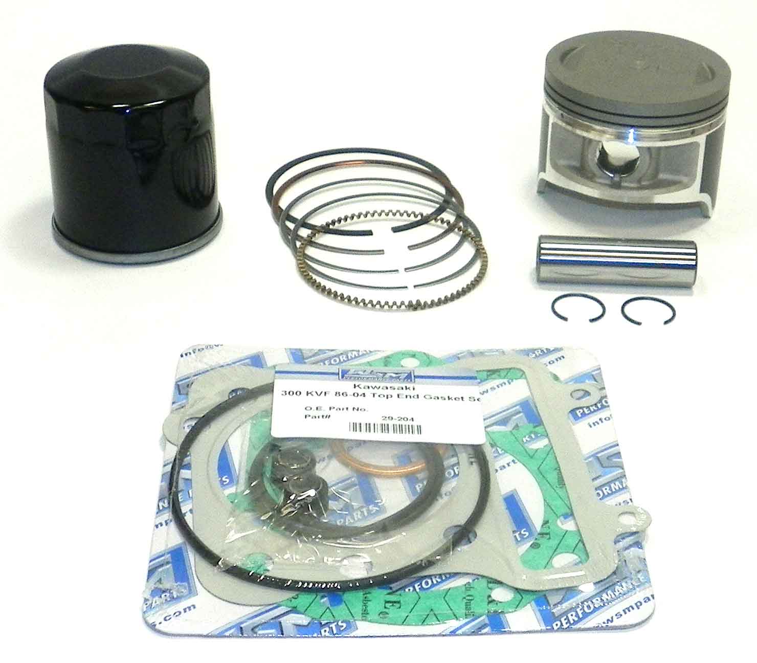 Top-End Rebuild Kit - Kawasaki ATV (300 Prairie 99-02) (0.25mm)